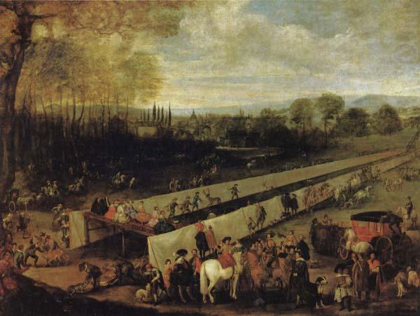 The Hunting Party at Aranjuez, MAZO, Juan Bautista Martinez del